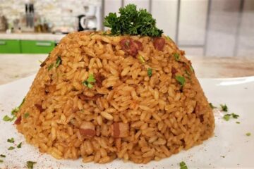 receta arroz con tocino