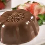 como hacer Gelatina de chocolate receta
