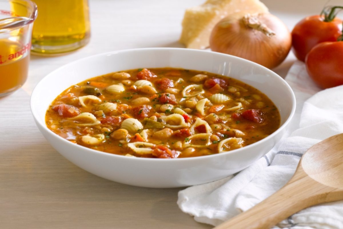Como hacer sopa de Minestrone Italiano