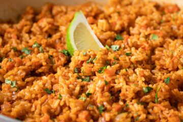 como hacer arroz rojo receta mexicana
