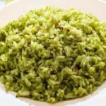 receta de arroz verde poblano