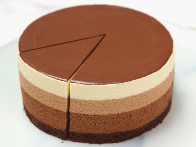 Receta Fácil de Tarta Tres Chocolate